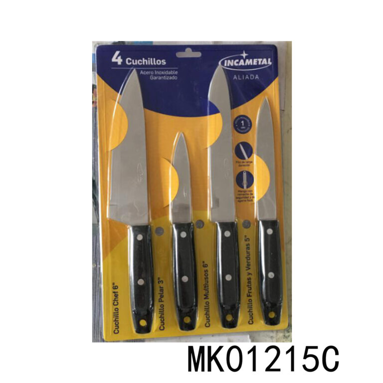 Sets Of 4Pcs Stainless Steel Knife With Pp Handle
