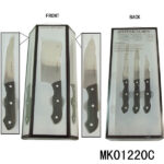 6Pcs Full Tang Knife Set With Pvc Box