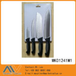 4Pcs S.S Knife Set  With Pp +Tpr Handle
