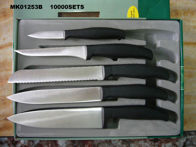 MK01253B 5Pcs Knife Set In Color Box
