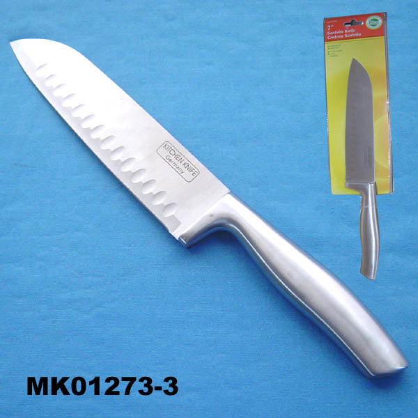 MK01273-3 7”S.S. Santoku Knife D/B