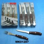 12Pcs Bakelite Handle Steak Knife In Pvc Box