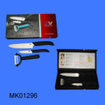 3Pcs Ceramic Knife & Peeler In Gift Box
