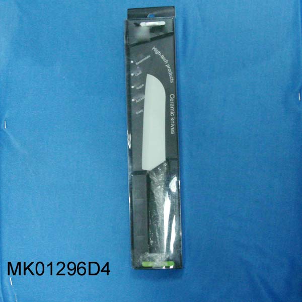 5"Ceramic Chef Knife With Pp Handle In Pvc Box