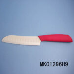 5.5"Plastic Handle Ceramic Santoku Chef Knife D/B