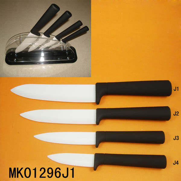 MK01296J1 6"Plastic Handle Ceramic Chef Knife