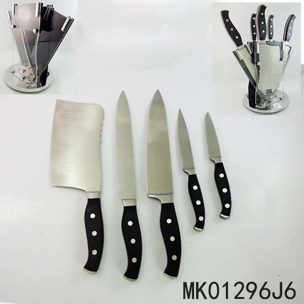 MK01296J6 6Pcss/S Knife Set +Block