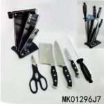 6Pcs S/S Knife Ste +Bolck