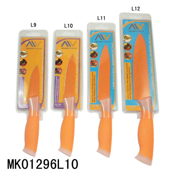 MK01296L10 4"Soft Handle Cover Painting Fruit Knife D/B