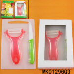 3"Ceramic Knife +Ceramic Peeler+Plastic Board With Colour Box