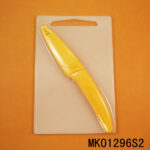 3"Ceramic Fruit Knife & Cover & Plastic Board
