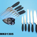 5Pcs S.S. Knife Set In Color Box