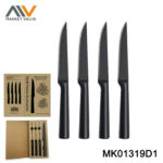 4Pk 4.5"Steak Knife Hollow Handle With Non-Stick Coating