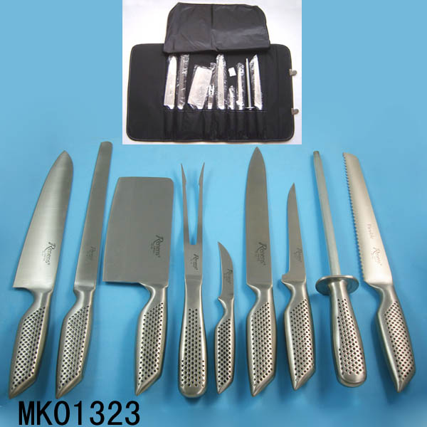 MK01323 9Pcs Knife Set In Pouch