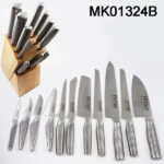 11Pcs S.S Knife Set W/Wooden Block