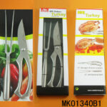 2Pcs Turkey Tools (Scissors & Fork) With Box