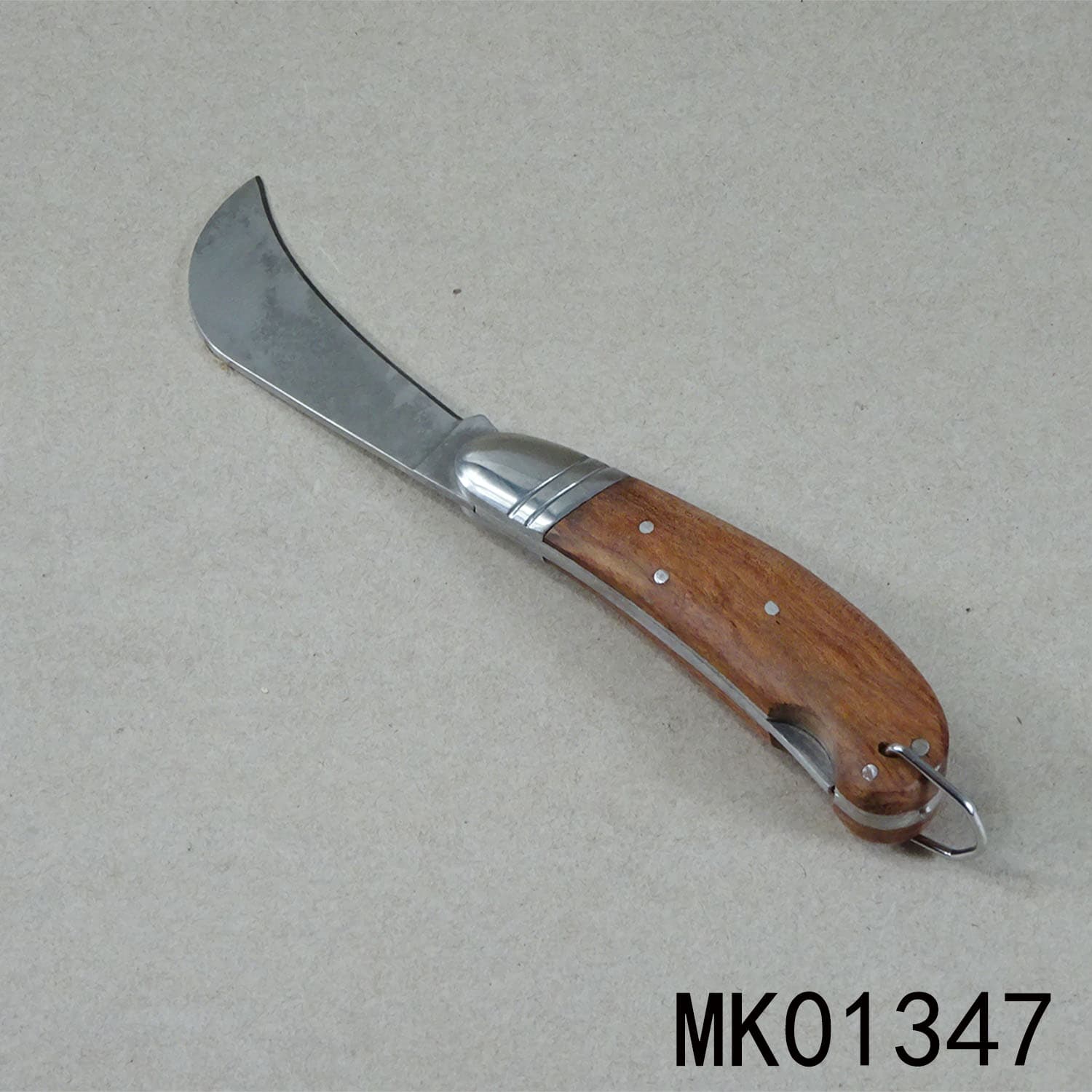 MK01347 Grape Knife W/ Wooden Handle D/B