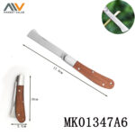 Folding Knife With Wooden Handle