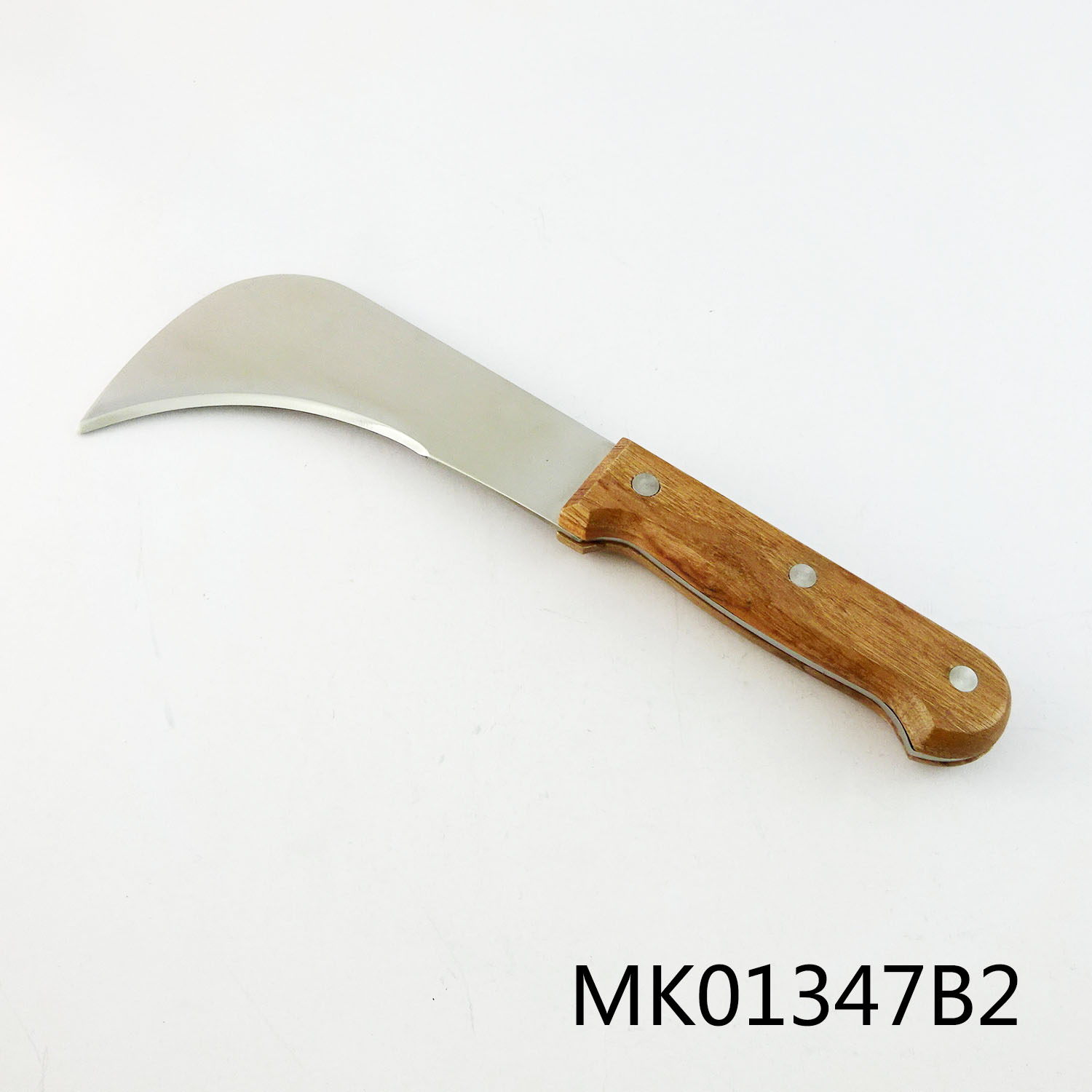 MK01347B2 Grape Knife (Grafting Knife) With Wooden Handle