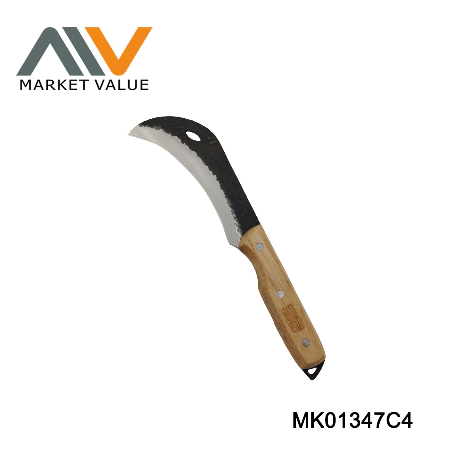 MK01347C4 3Cr13 Ss Durian Knife Weooden Handle Bc