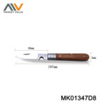 Folding Pocket Knife With Rosewood Handle