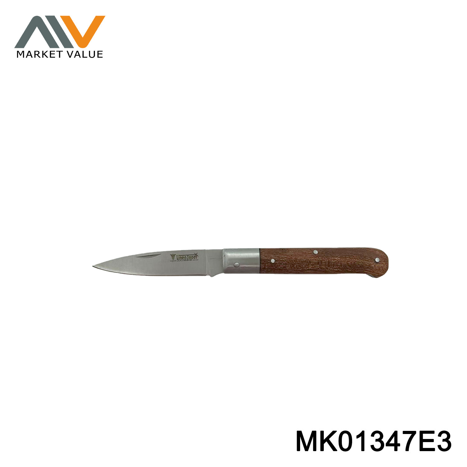 MK01347E3 3" Folding Pocket Knife With Rosewood Handle