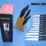 13Pcs Knife Set With Block In Color Box