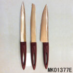 3Pcs Damask Steel Kitchen Knife Plastic Handle In Windows Box