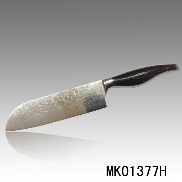 MK01377H 7"Damask Steel Japan Chef Knife