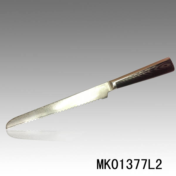 MK01377L2 10"Damask Steel Bread Knife