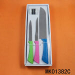 4Pcs Knife Set Including Knife Sharpener In W/Box