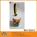 Small Round Flexible Knife Block With Colorful Pp Rod