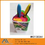 Triangular Flexible Knife Block With Colorful Pp Rod