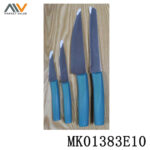 4 Piece Set Plastic Handle Set Knife