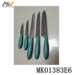 5 Piece Set Plastic Handle Set Knife D/B