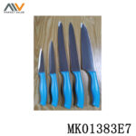 5 Piece Set Plastic Handle Set Knife D/B