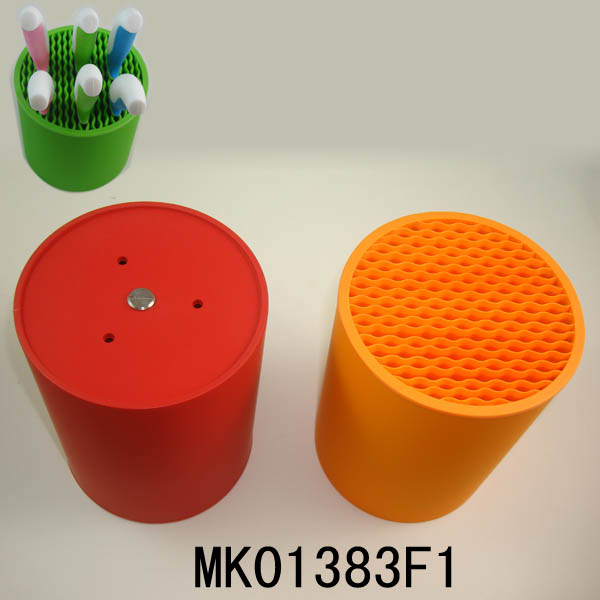 MK01383F1 (H:14.3C)Coating Plastic Knife Stand For All Kinds Knife