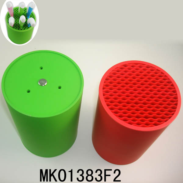 MK01383F2 (H-16.2Cm)Coating Plastic Knife Stand For All Kinds Knife