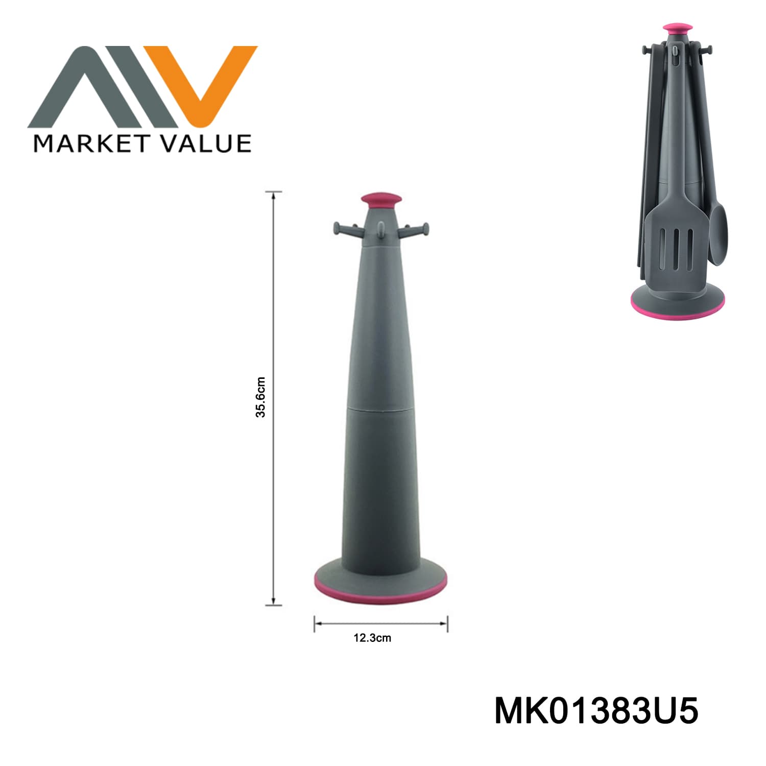 MK01383U5 Kitchen Tool Holder In Polybag