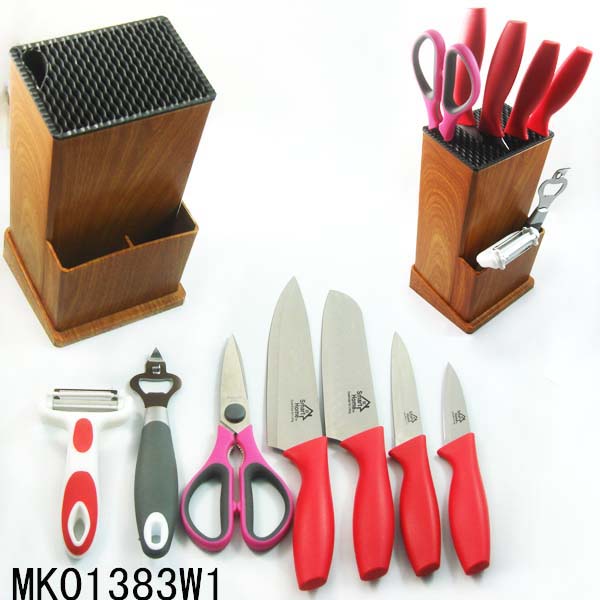 MK01383W1 Plastic Stand+7Pcs Kitchen Tools