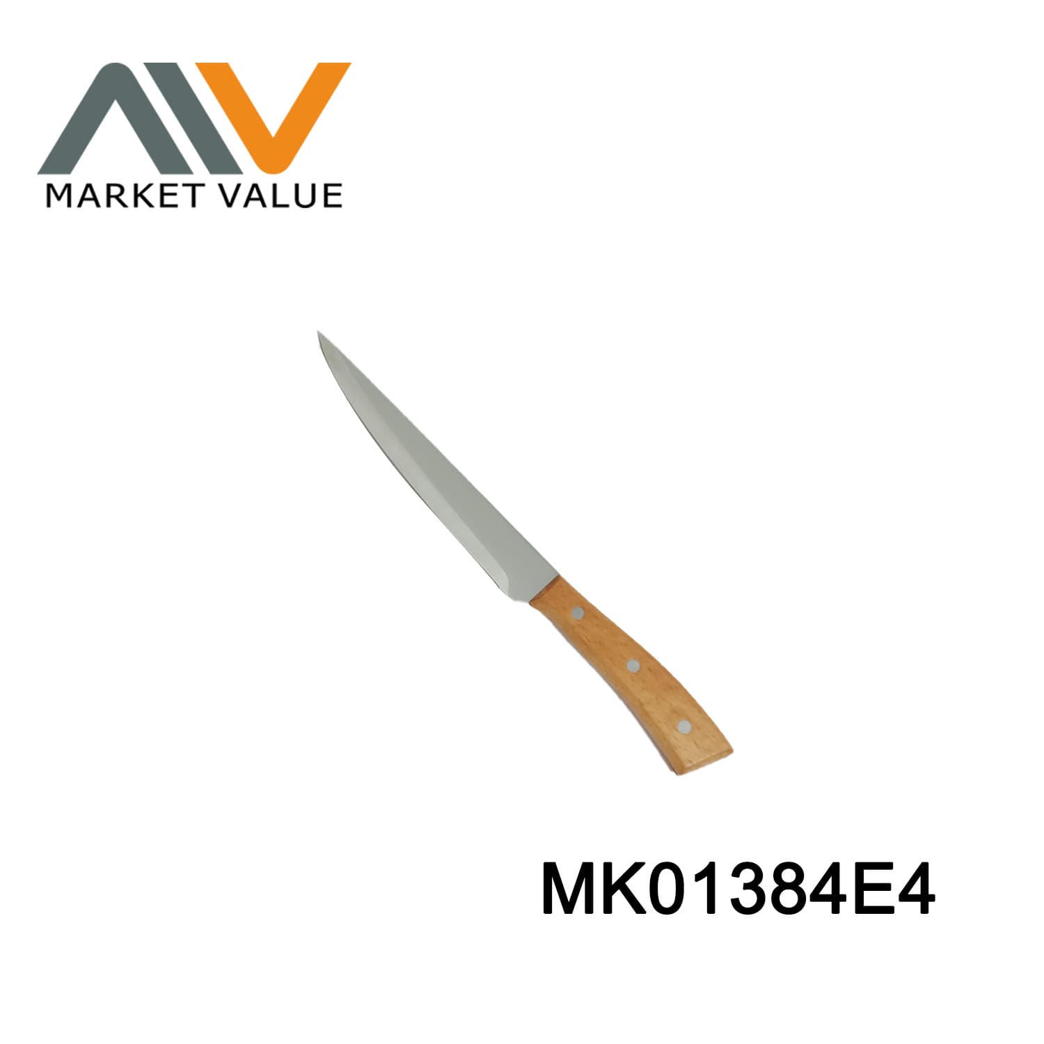 MK01384E4 8 Inch Carving Knife With Wooden Handle