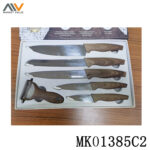 Sets Of 6Pcs Ss Knife With Pp Handle
