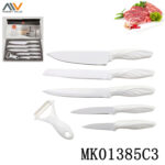 Sets Of 6Pcs Ss Knife With Pp Handle
