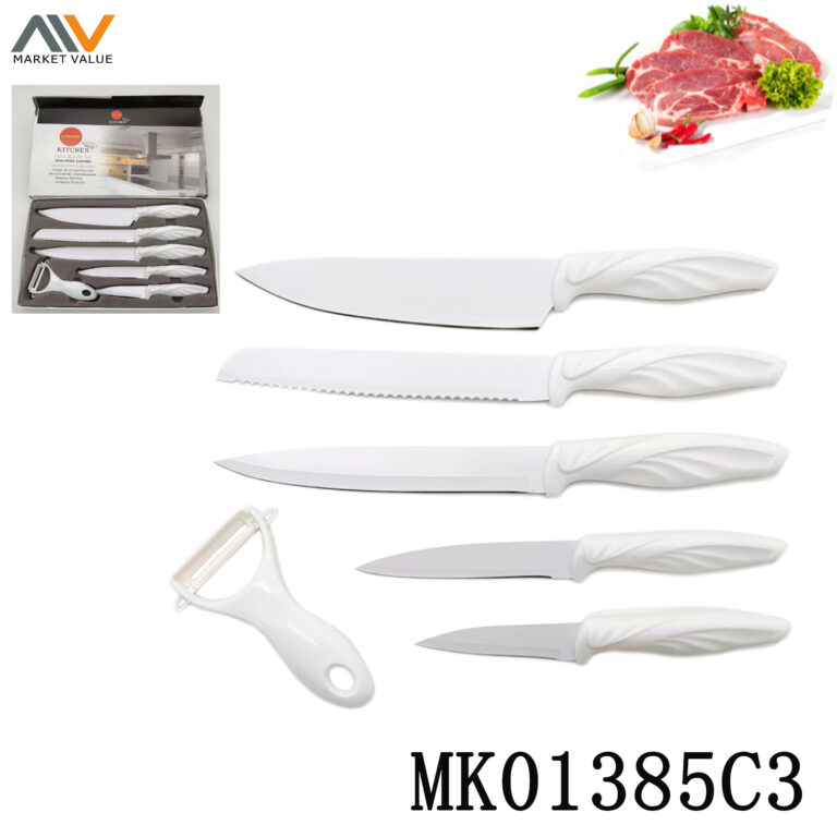 Sets Of 6Pcs Ss Knife With Pp Handle