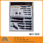 6Pcs Kitchen Tools Knife Set In Color Box