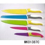 5Pcs S/S Kitchen Knife Set Non Stick Coating