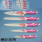 5Pcs Kitchen Knife Set Non Stick Coating