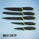 5Pcs Kitchen Knife Set Non Stick Coating