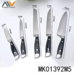 5Pcs S.S. Kitchen Knife Set