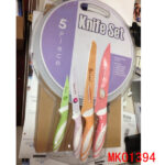 Plastic Board And Set Of 4 Kitchen Knives